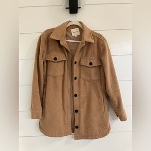 Thread & Supply Shirt Jacket in Camel
